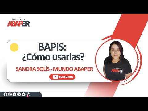 Video: ¿Cómo se escribe BAPI en SAP?