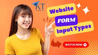 Types of Input Fields in Form | HTML Form | Website Form #knowledgetheme
