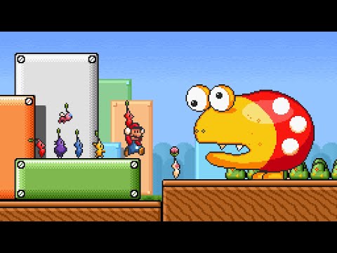 Pikmin in Super Mario Bros. 3! (remastered) - YouTube