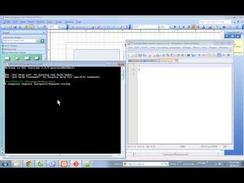 Use Composer+Github+php