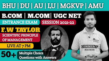 scientific principle | MCQ Practice | BHU B.com & M.com Entrance Exam 2021 | Complete Course