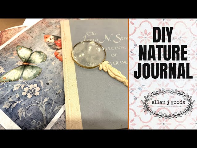 A DIY Nature Journal! - YouTube