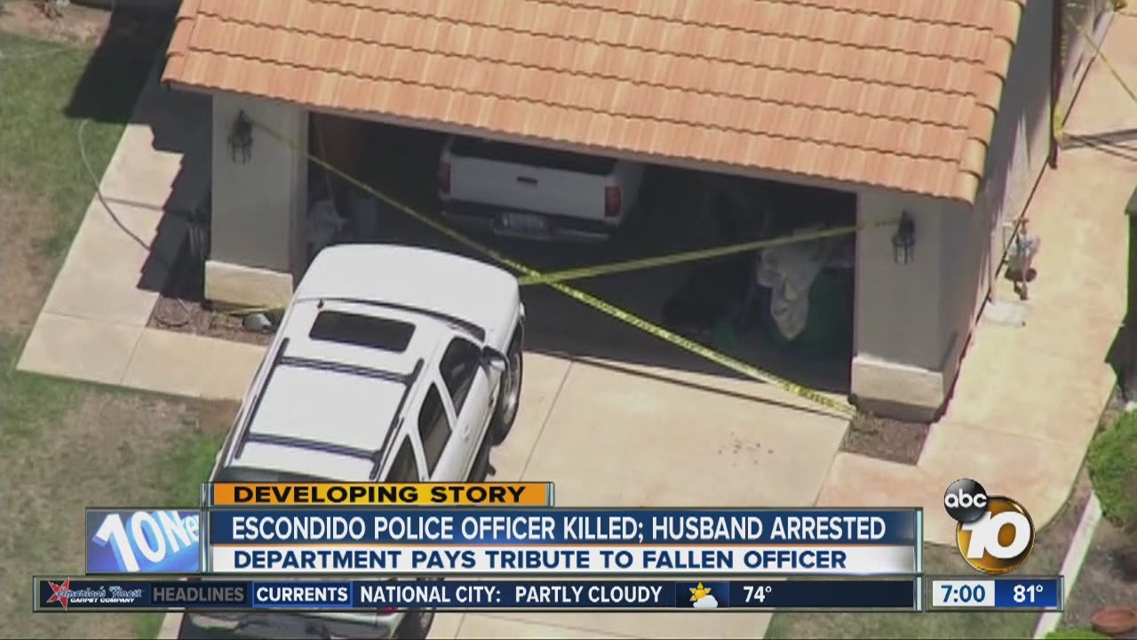 Husband accused of killing police officer wife - YouTube