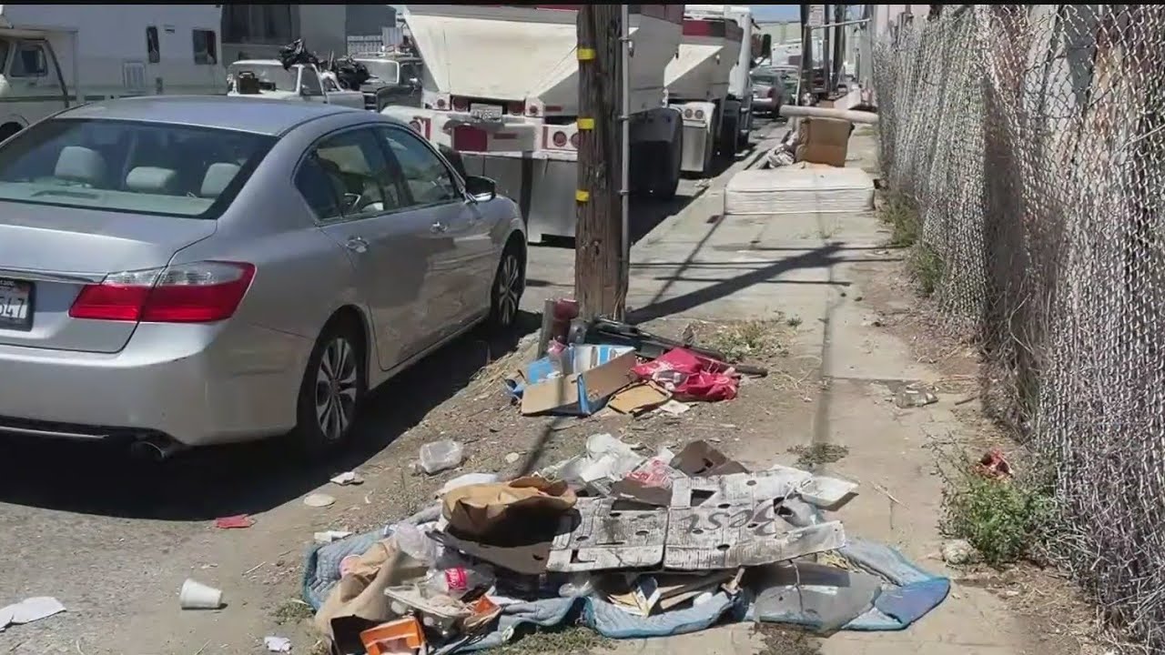 Oakland street has turned into a lawless, dumping ground