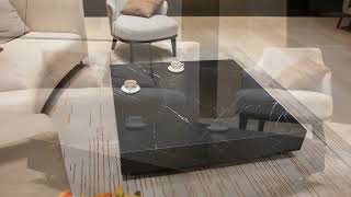 Fcp02 Bb Sofia Coffee Table Rectangle Bulgaria Black