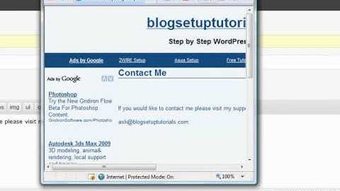 Wordpress Blog Setup Tutorials:  15 of 20 Adding Additional Pages