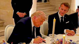 Trump à Versailles : Une signature surprise ?