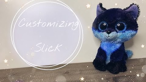 Customizing Slick! (beanie boo custom #5)