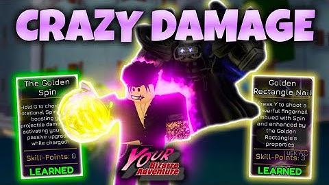 [YBA] Tusk Act 4 Spin does CRAZY DAMAGE...