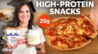 10 Easy High-Protein Snacks Anyone Can Make (Air Fryer Pizza, Protein Cookies, & More) | Allrecipes