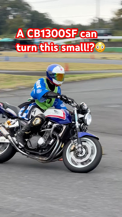 Wow! Doraemon Magic! A super turn with #cb1300sf Mr. Soga #motogymkhanajapan