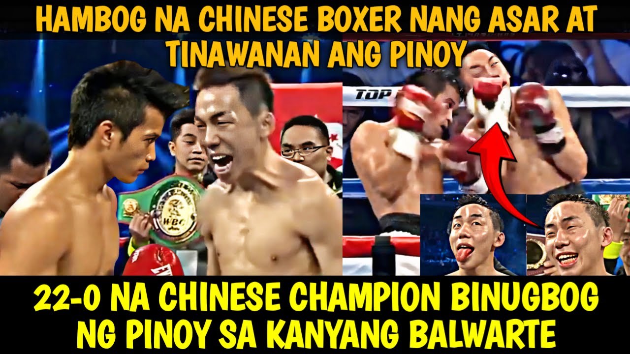 Hambog Na Chinese Champion Nang Asar At Tinawanan ang Pinoy Bugbog ang Inabot