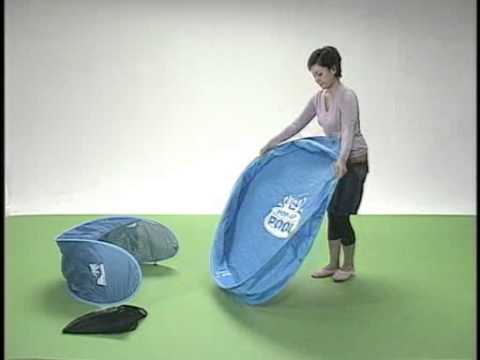 日本育児 ポップアップ テント プール たたみ方のコツ Youtube