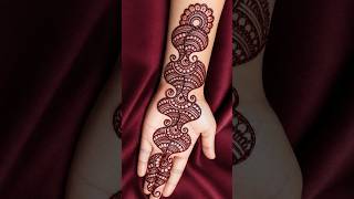 Full hand simple arabic mehndi designs/ Very Easy Simple Mehndi Design 2026/mehndi ka design #shorts
