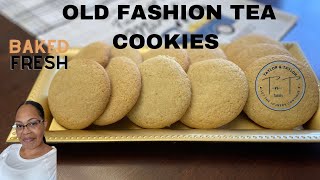 Old Fashioned Tea Cookies #diy #homemade #cooking #cake #baking