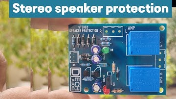 DTech | Stereo Speaker Protection | Time Delay 5 Sec | 3NIX 30A Relay | 12 0 12 AC | GKS Info Tech