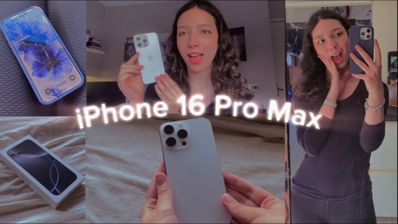 COMPREI O IPHONE 16 PRO MAX!!! - Unboxing, configurando, câmera, primeiras impressões + IOS 26