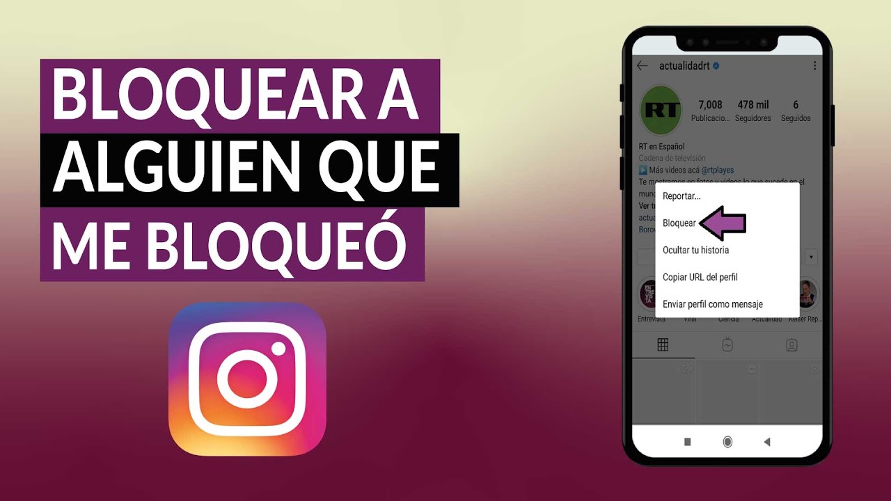 Cómo Bloquear a Alguien que me Bloqueó - Instagram y Bloqueo Mutuo, image size:1280x720
