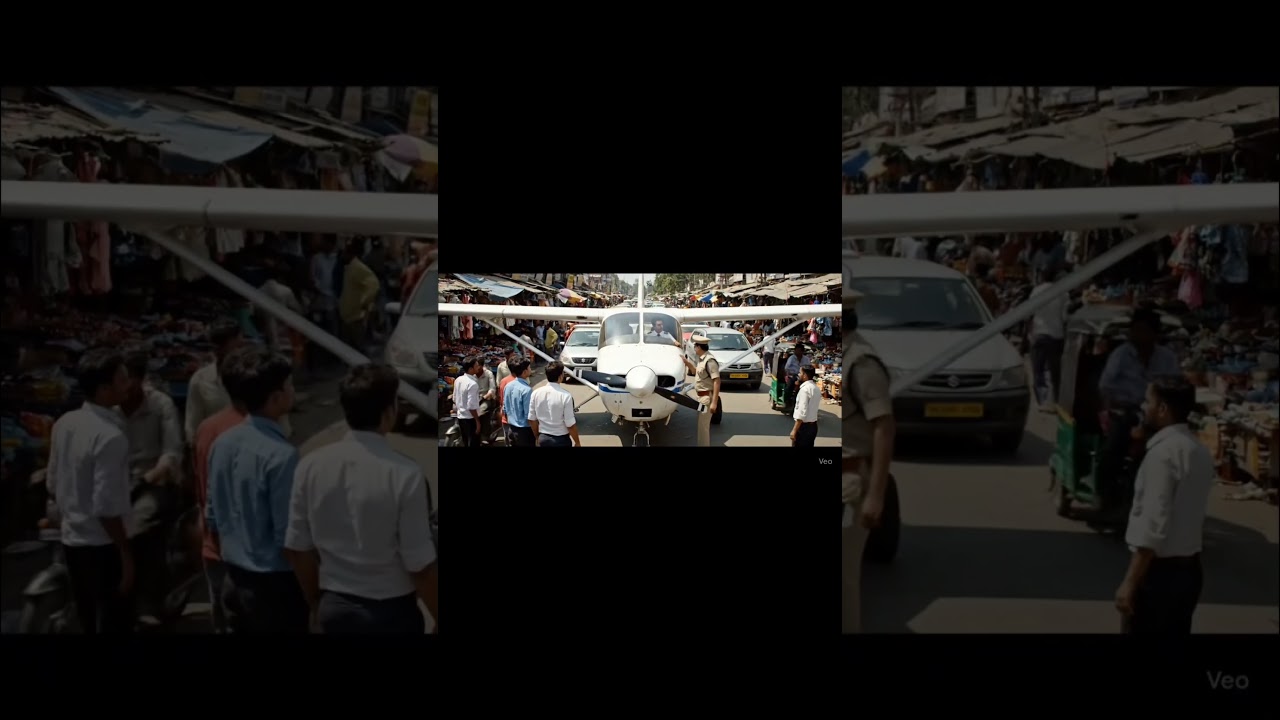funny video Modinagar city Air craft ne jam lgwa diya.
