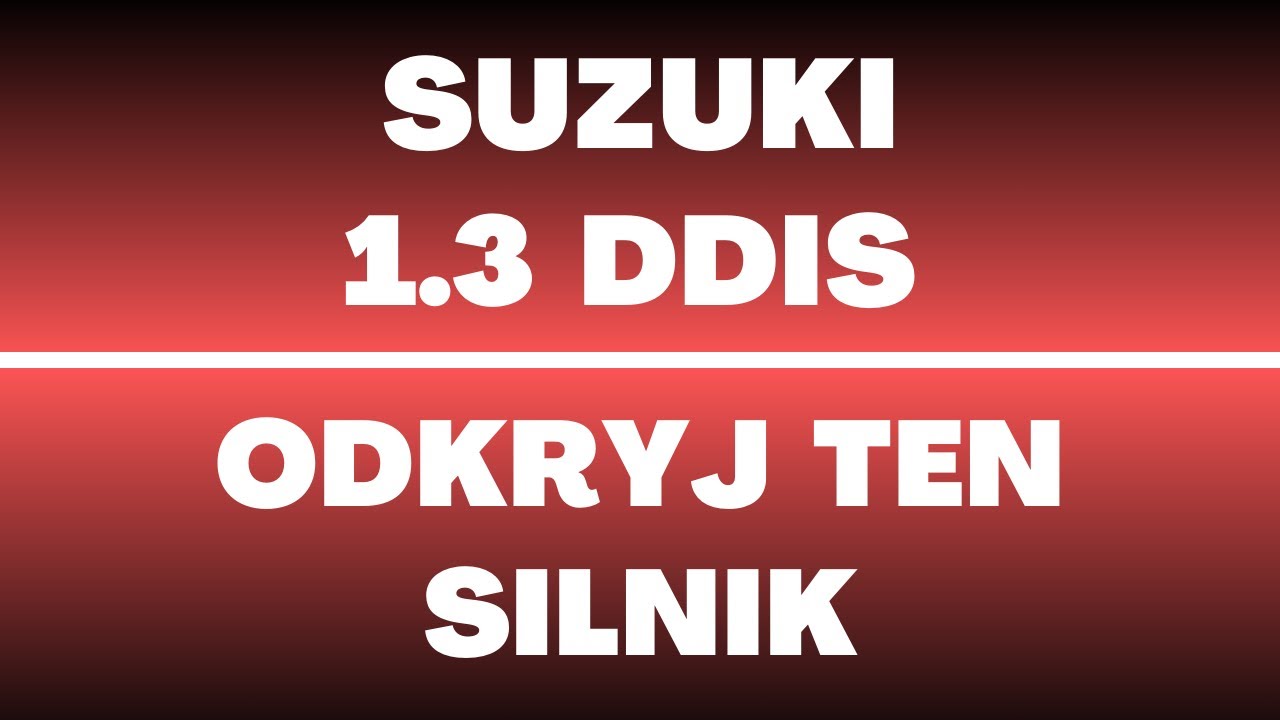 Silnik Suzuki 1.3 DDiS - opinie, recenzja, wady, zalety, usterki, olej, rozrząd