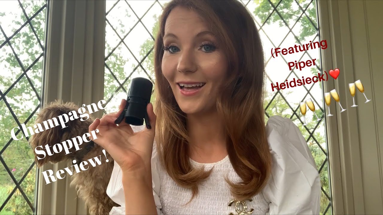 Le Creuset Champagne Stopper Review Does it work!? Featuring Piper