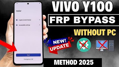 Vivo Y100 FRP Bypass Android 14 | Fix Settings Not Opening Without PC