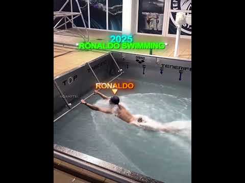Ronaldo's Swimming Ability Over Time 🥶