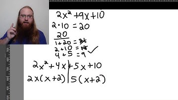 Ch 8 Lesson 6 : Factoring Trinomials with a Leading Coefficient Greater than One