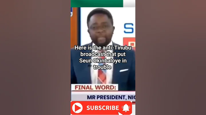 The anti-Tinubu broadcast that put Seun Okinbaloye in trouble