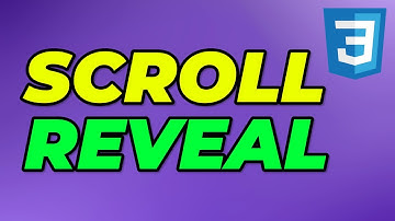 CSS Only Scroll into View | Scroll Reveal Animation in CSS