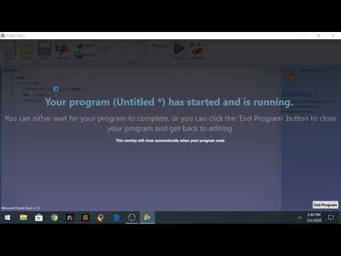 Small basic episode #5 -  while and for loops