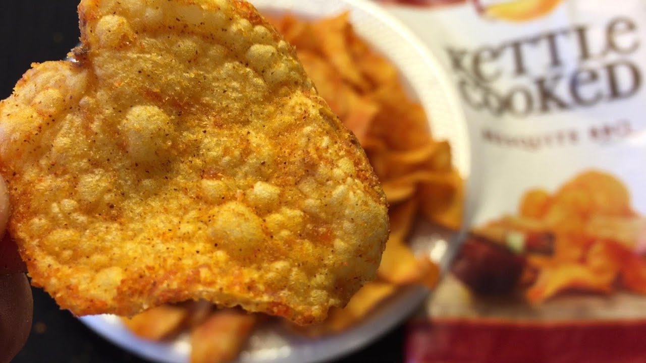 This is Lay's Kettle Cooked Mesquite BBQ potato chips YouTube