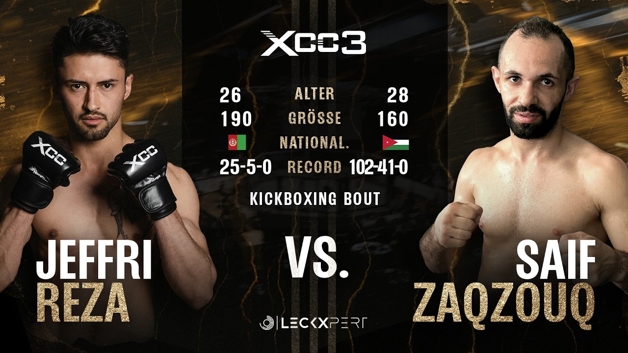 Jeffri Reza vs Saif Zaqzouq | XCC3 FULL FIGHT