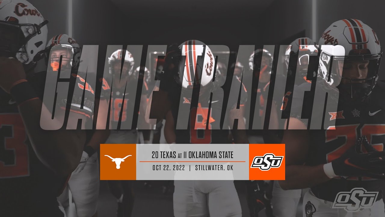 20 Texas at 11 Oklahoma State Game Trailer YouTube