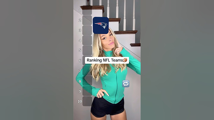 Ranking NFL Teams!🏈 #shorts