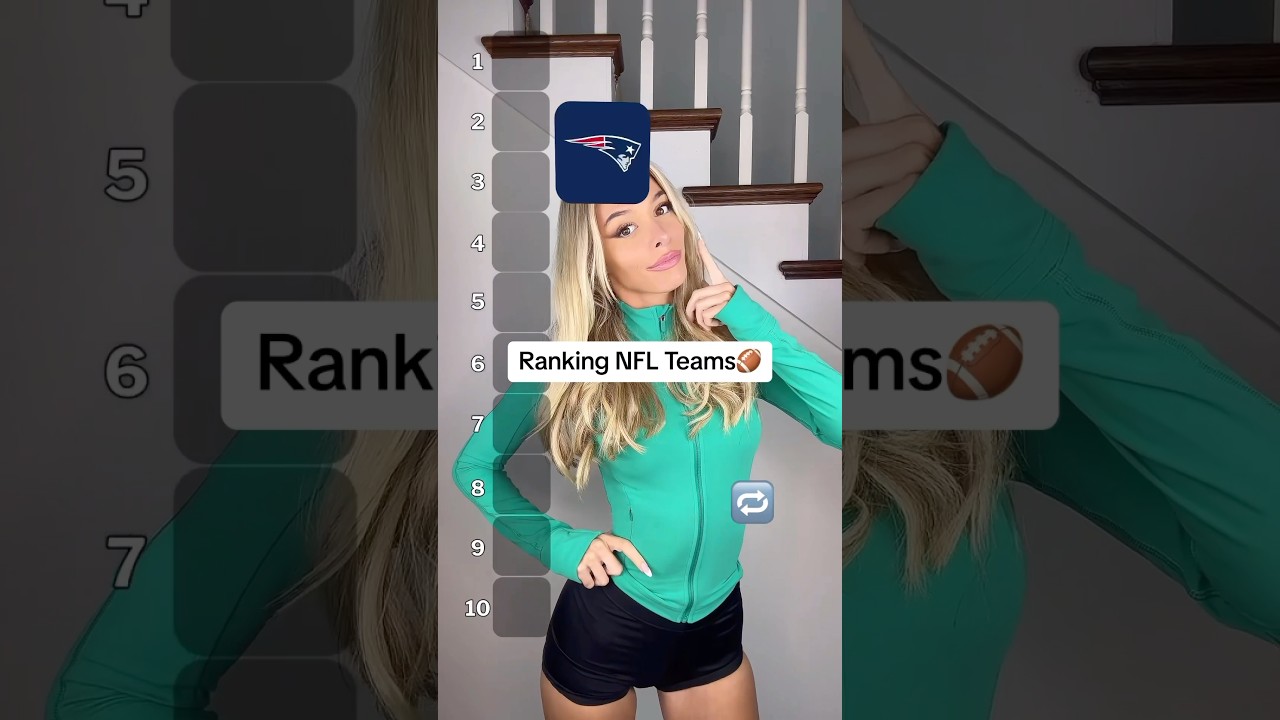 Ranking NFL Teams!🏈 