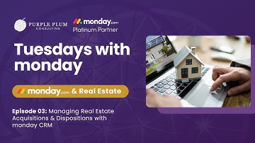 Tuesdays with monday Ep. 3 | Streamline Your Real Estate Pipeline with monday CRM