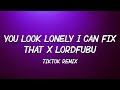 you look lonely i can fix that x lordfubu - never leave you lonely (lyrics)