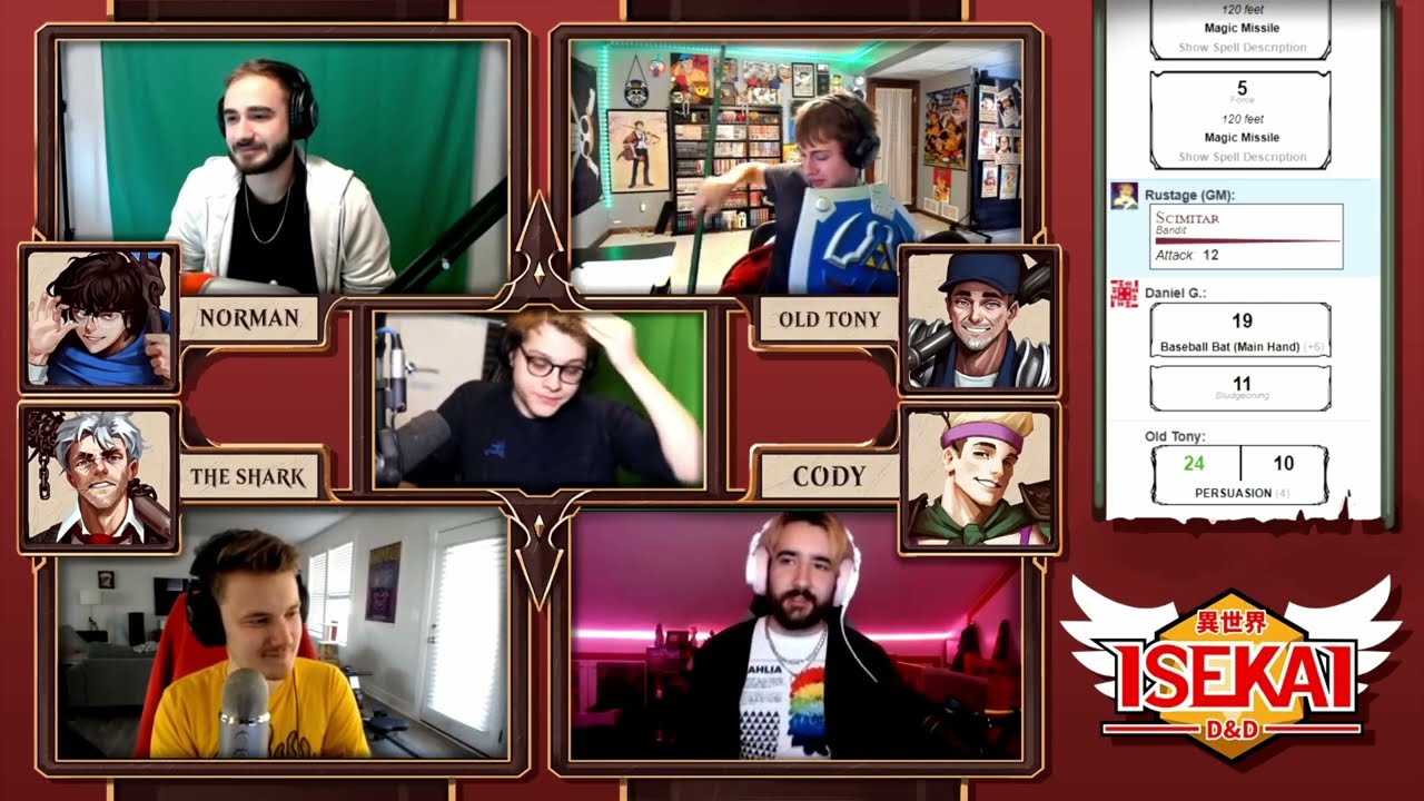 "Son, if I was you I'd turn around and run away as fast as I could." - Isekai D&D Clip