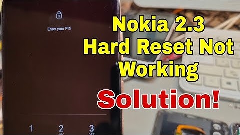 Hard Reset Not Working! Nokia 2.3 TA-1206, TA-1211, TA-1214, Delete Pin, Pattern, Password lock.