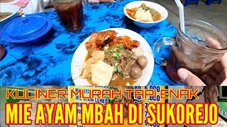 MIE AYAM MBAH DI SUKOREJO KEC GUDO, UWEENAK POLLL ...
