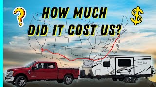 Fast Cross Country RV Trip COST | 2022 | DE to AZ | Full Time RV Living | RYJ (Season 2)
