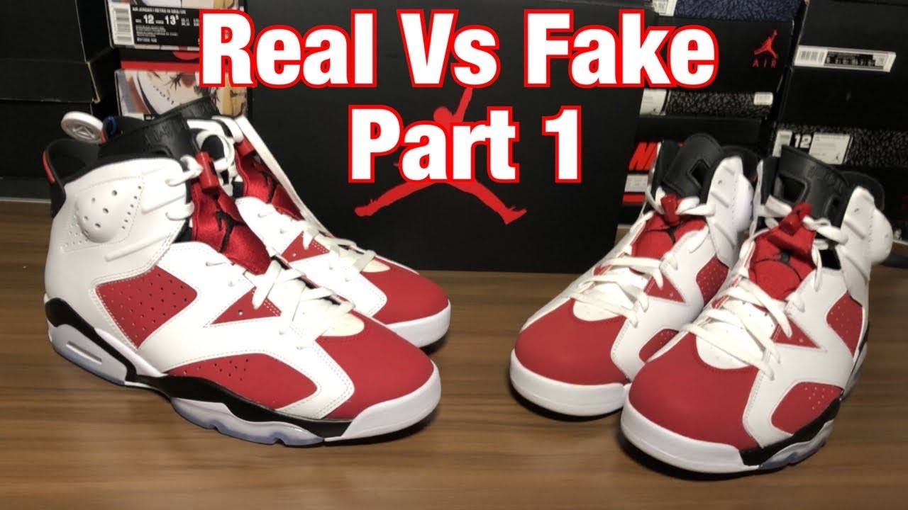 fake jordan 6 carmine