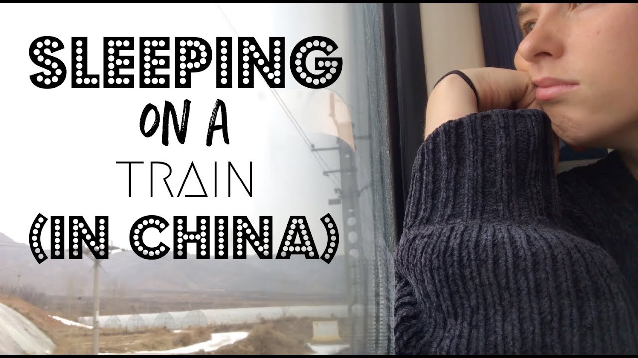Sleeping on an overnight train in China