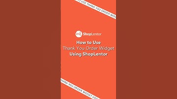 How to use Thank You Order Widget #elementor #woocommerce #wordpress