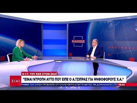 Δ. Κουτσούμπας:Ντροπή και αίσχος ο Αλ. Τσίπρας να απευθύνεται σε «παρασυρμένους» φασίστες για ψήφους