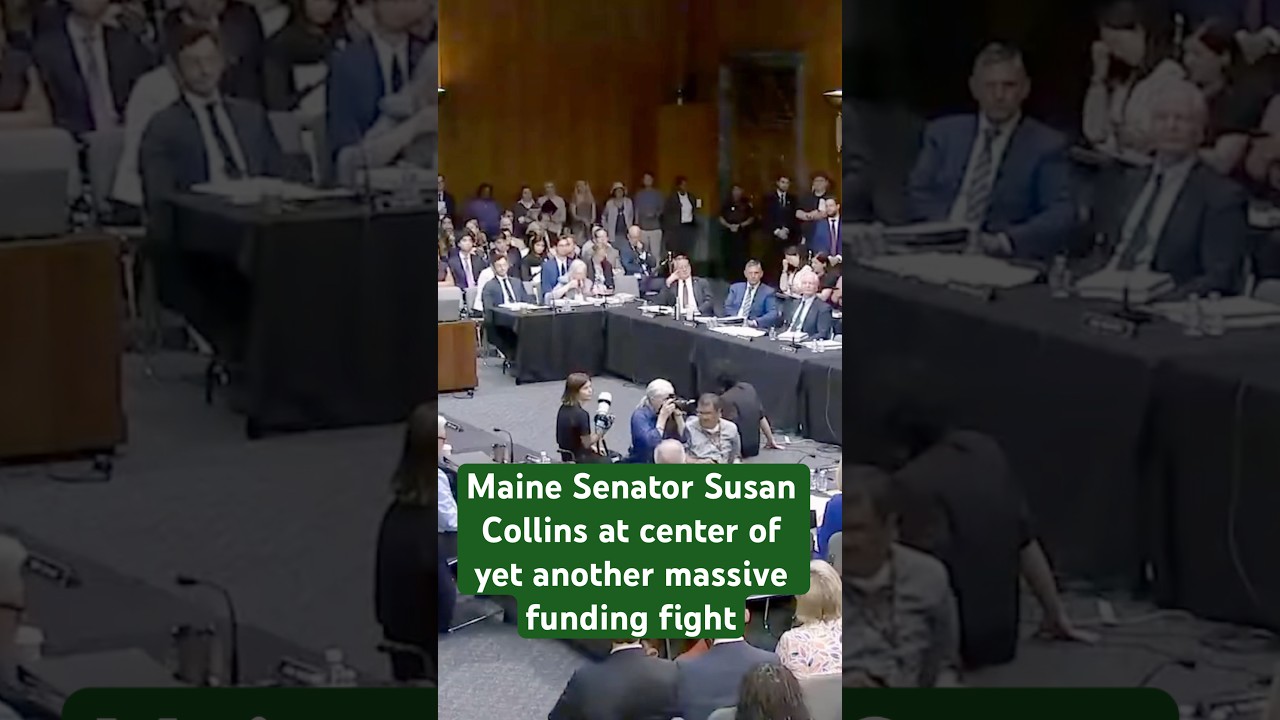 8/19 Maine Senator Susan Collins at center of yet another massive funding fight 