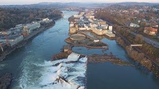 Drone Video over Blue Heron Paper Company
