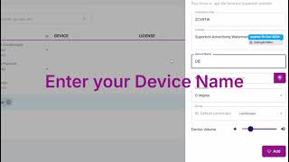Step1 Register Device