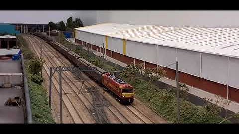 N Gauge Model Railway. Running session on Dallam June 2021